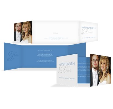 Hochzeit Dankeskarte Sagja