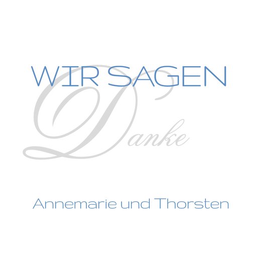 Ansicht 4 - Hochzeit Dankeskarte Sagja