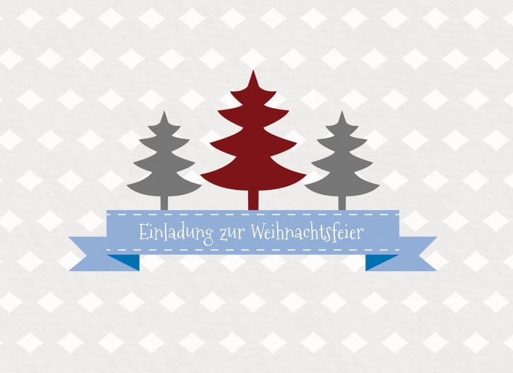 Ansicht 3 - Foto Einladung Tannenbaum Banner