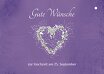 Ansicht 4 - Hochzeit Ballonkarte glamour heart