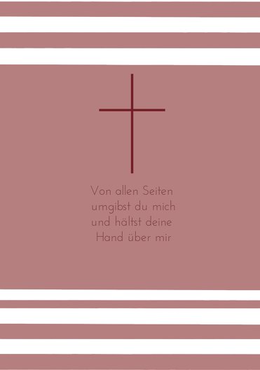 Ansicht 4 - Einladungskarte zur Konfirmation Kreuz