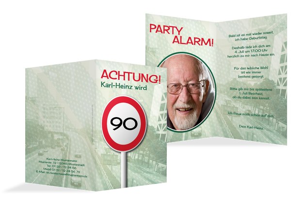 Einladungskarten Zum 90 Geburtstag Karten Paradies De