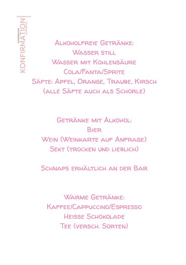 Ansicht 4 - Menükarte zur Konfirmation Script