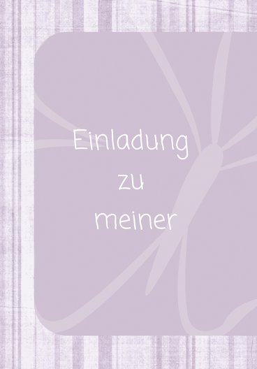 Ansicht 4 - Kommunionskarte Butterfly 2
