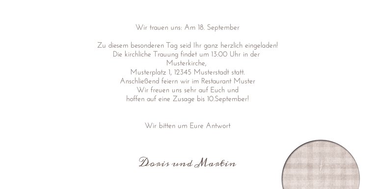 Ansicht 5 - Hochzeit Einladung wedding harmony