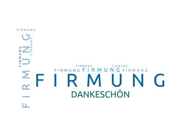 Ansicht 3 - Firmung Dankeskarte Script