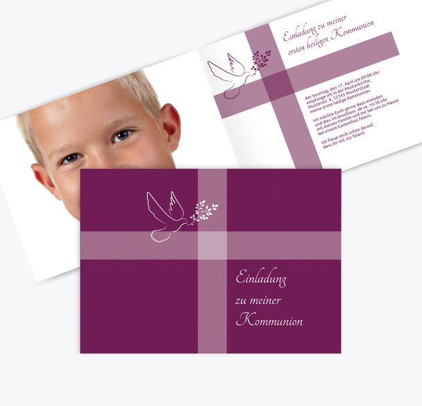 Kommunionskarte Glaubensbote