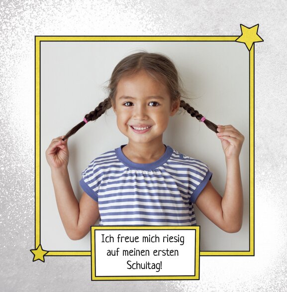 Ansicht 4 - Einladung Einschulung Schulranzen