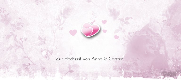 Ansicht 3 - Hochzeit Tischkarte Din romantische Liebe