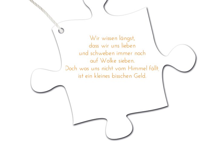 Ansicht 6 - Hochzeit Einladung Puzzleteile 2