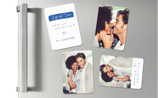 Fotomagnete Hochzeit Als Save The Date Gestalten Karten Paradies De