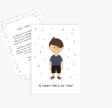 Glückwunschkarten Einschulung Junge
