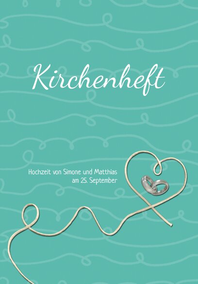 Ansicht 3 - Hochzeit Kirchenheft erfüllte Liebe