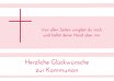 Ansicht 4 - Glückwunschkarte zur Kommunion Kreuz