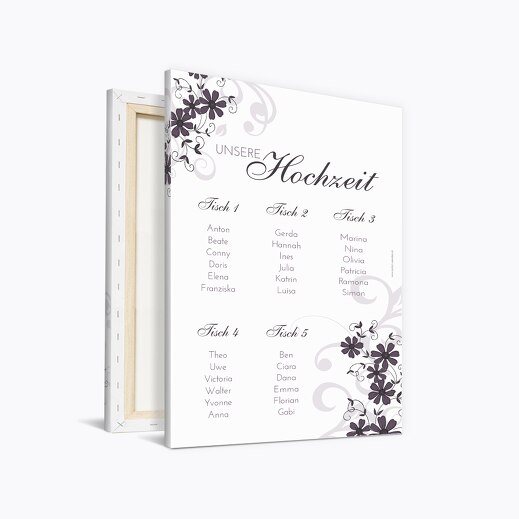 Sitzplan Ranke Liladunkel 400x600mm