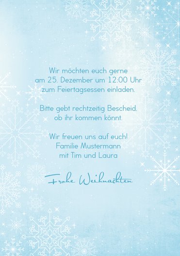 Ansicht 5 - Einladung Wintertraum