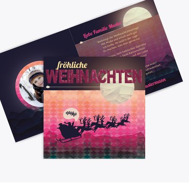 Foto Grußkarte Ho Ho Ho