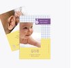 Baby Dankeskarte Grid