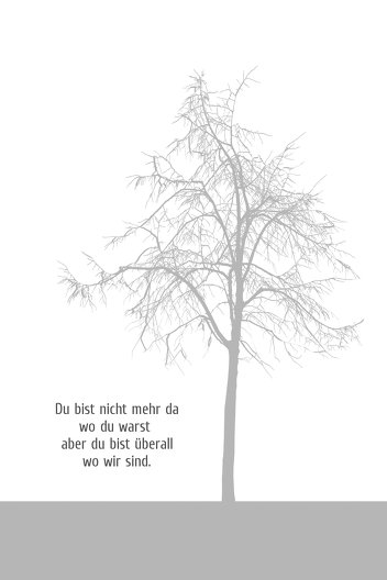 Ansicht 4 - Trauerkarte Tree