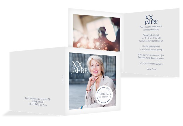 Einladungskarten Fur Runde Geburtstage Karten Paradies De