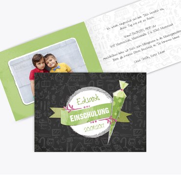 Einladung Einschulung Tafel