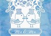 Ansicht 7 - Hochzeit Dankeskarte Vogelpaar- Männer