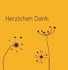 Ansicht 8 - Dankeskarte abstrakte Blumen