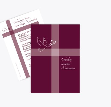 Kommunionskarte Glaubensbote
