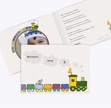 Einladung Foto Zoozug