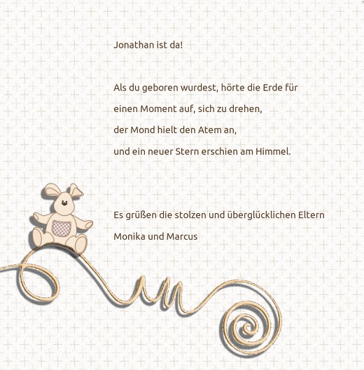 Ansicht 4 - Babykarte Babyelements