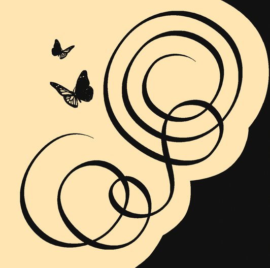 Ansicht 5 - Kommunion Dankeskarte Butterfly