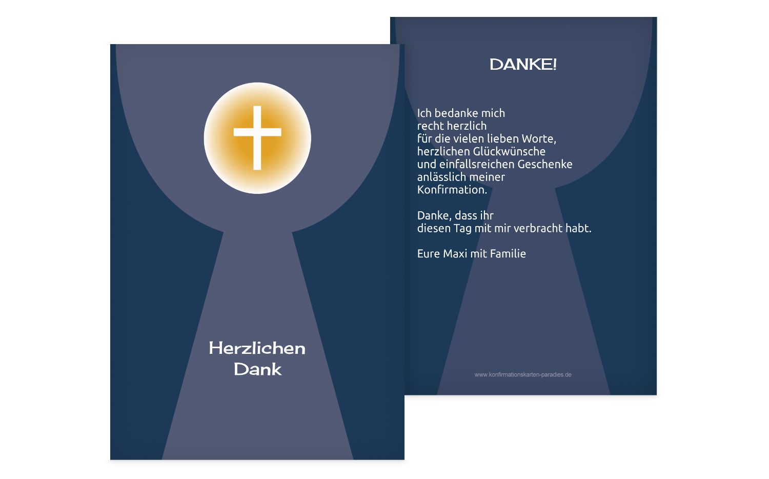 Konfirmation Danke Kelch Mit Hostie Selbst Gestalten