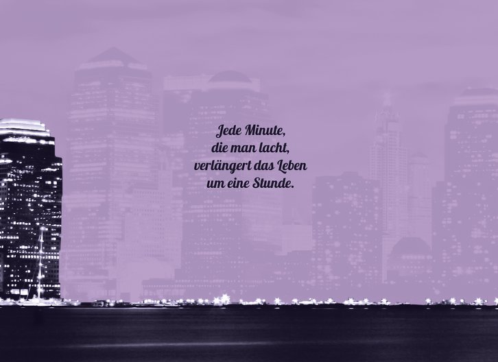 Ansicht 4 - Einladung zum Geburtstag Skyline 50