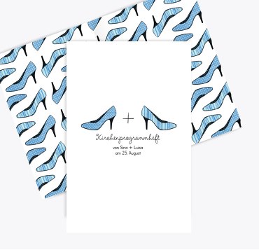 Kirchenheft Umschlag High Heels