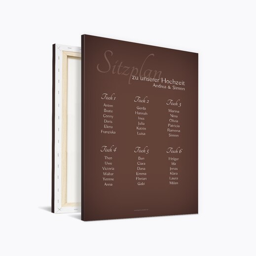 Sitzplan ewige Verbindung braunmatsch 400x600mm