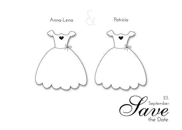 Ansicht 2 - Hochzeit Save-the-Date dresses