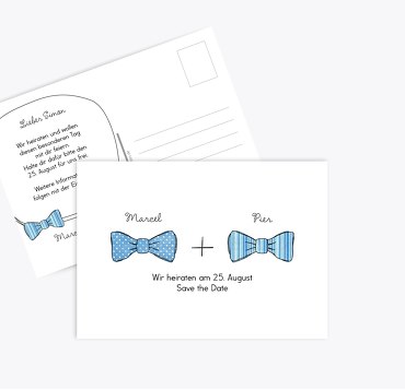 Save-the-Date Fliegen