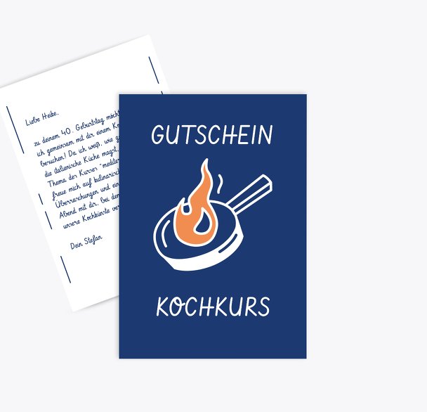 Gutschein zum Geburtstag Kochkurs