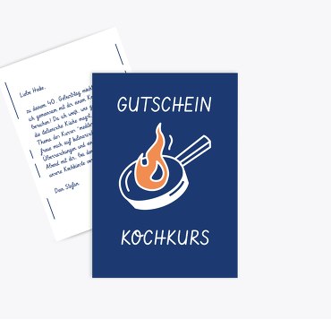 Gutschein zum Geburtstag Kochkurs