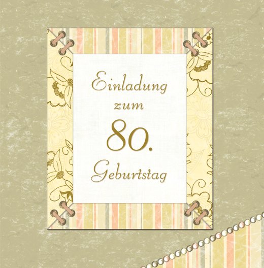 Ansicht 3 - Geburtstagseinladung Nostalgie 80 Foto