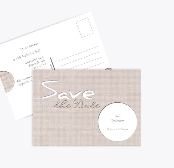 Save-the-Date wedding harmony