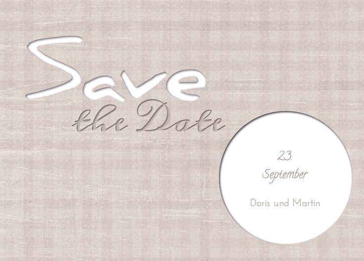 Ansicht 2 - Save-the-Date wedding harmony