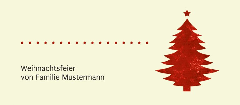 Ansicht 3 - Tischkarte Bäumchen