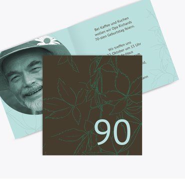 Einladung Herbst 90 Foto