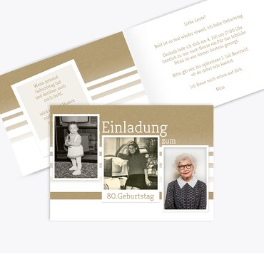 Geburtstagseinladung Fotostrecke 80