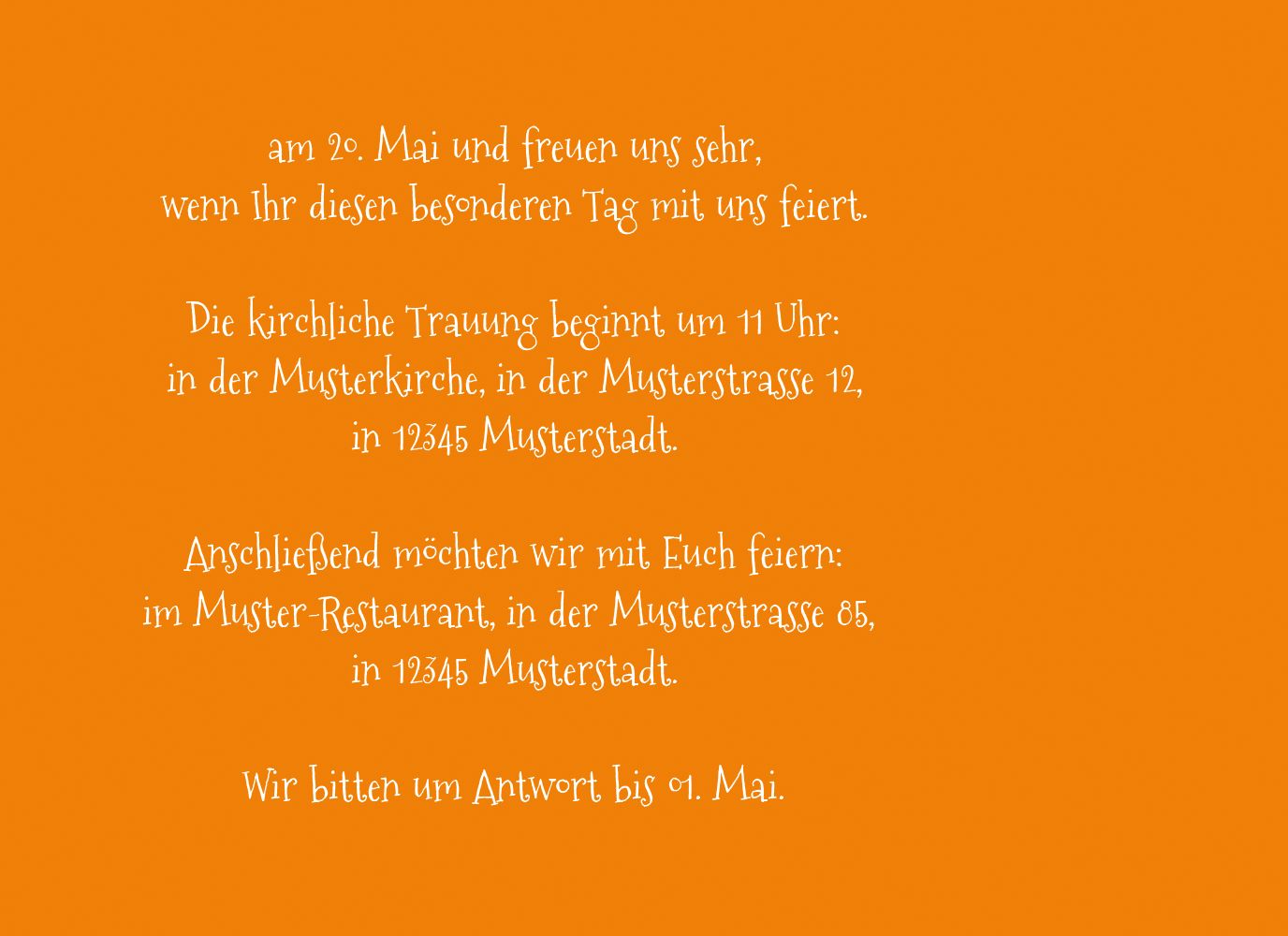 Kontur Einladung Liebespaar Selbst Gestalten