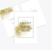 Neujahrskarte Glitter