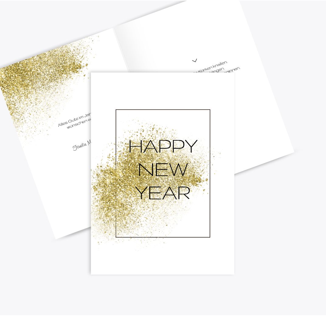  Neujahrskarten online gestalten & günstig kaufen! Illustration 