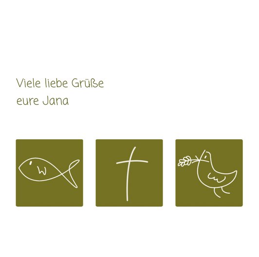 Ansicht 5 - Kommunion Dankeskarte Triple