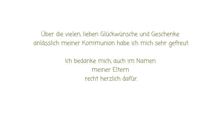Ansicht 6 - Kommunion Dankeskarte Triple
